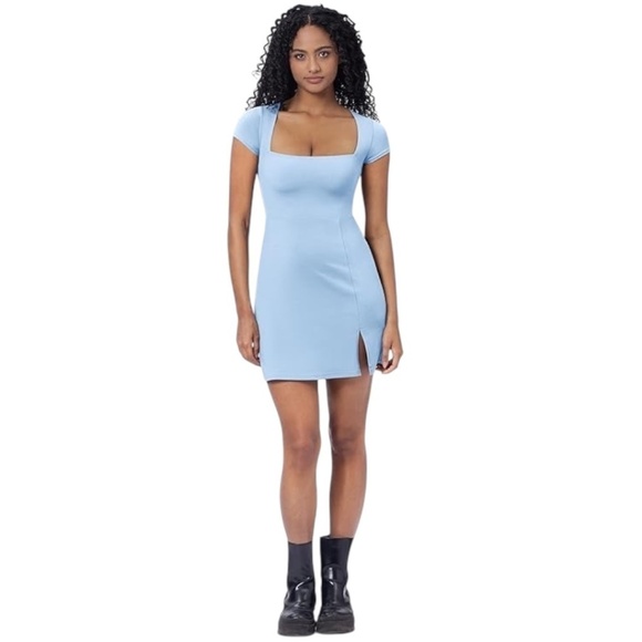 Square Neck Mini Dress - Picture 3 of 5